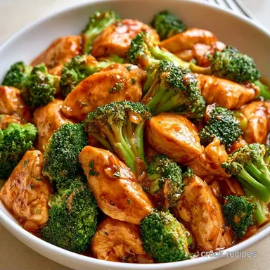 Creamy Slow Cooker Chicken and Broccoli Recipe Card