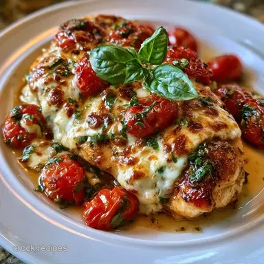 Slow-Cooked Chicken Caprese