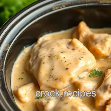 Slow Cooker Chicken Delightful & Creamy