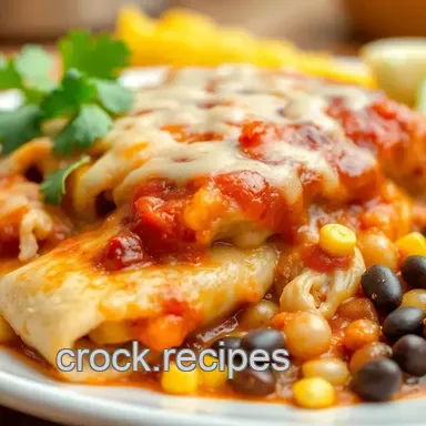 Slow Cooker Chicken Enchiladas - Comforting!