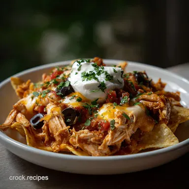 Slow Cooker Chicken Nachos: Ultra-Tender Shredded Perfection