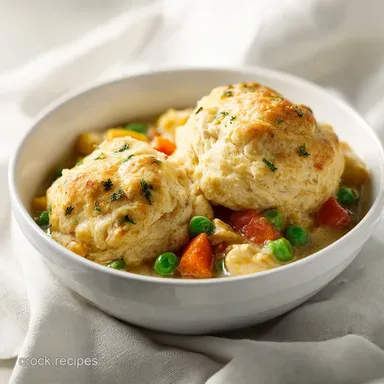 Slow Cooker Chicken Pot Pie (6 Servings) Recipe Card