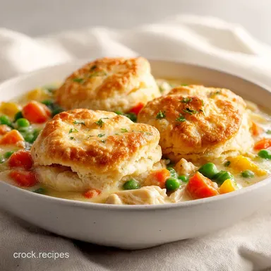 Slow Cooker Chicken Pot Pie (6 Servings)