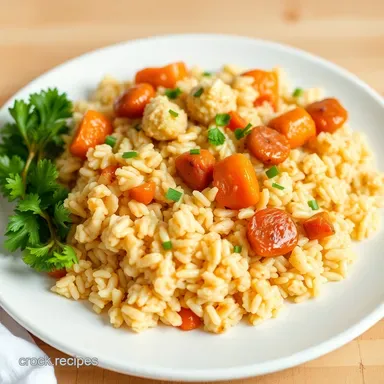 Easy Chicken Rice Slow Cooker Recipe: Set & Forget! Recipe Card