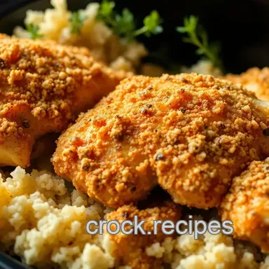Slow Cooker Chicken with Crispy Coating