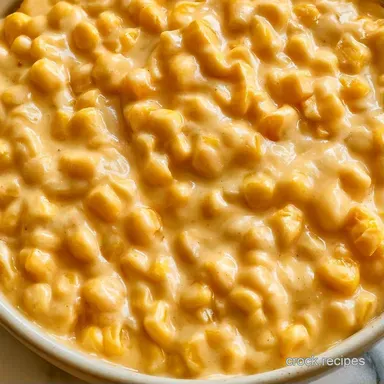 Slow Cooker Creamed Corn with Cream Cheese Recipe Card