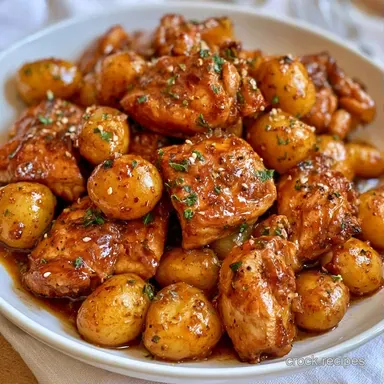 Slow Cooker Filipino Chicken Adobo for 6 Recipe Card