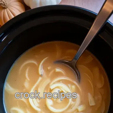 Slow Cooker French Onion Soup: Set It & Forget It! Recipe Card