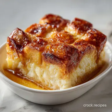 Slow Cooker French Toast Casserole for 6 Recipe Card