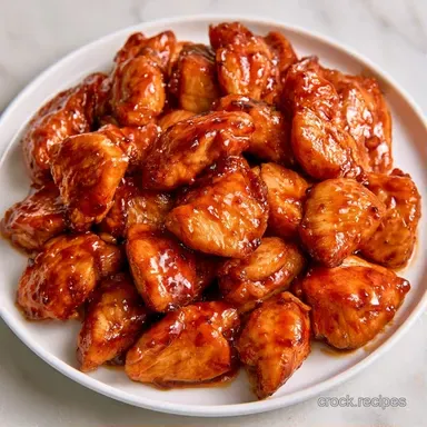 Slow Cooker General Tsos Chicken for 4 Recipe Card