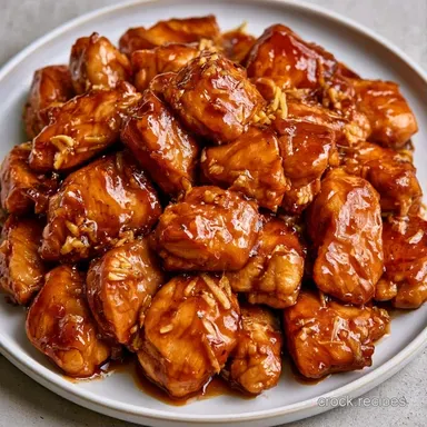 Slow Cooker Ginger Soy Chicken for 6 Recipe Card