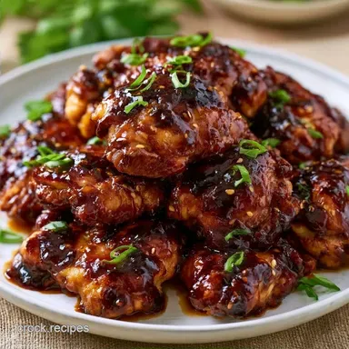 Slow Cooker Hoisin Chicken Thighs for 6