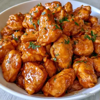 Slow Cooker Honey Ginger Chicken Thighs Recipe Card