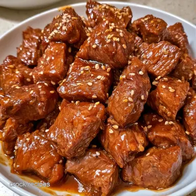 Asian Honey Sesame Beef for 6 Servings Recipe Card