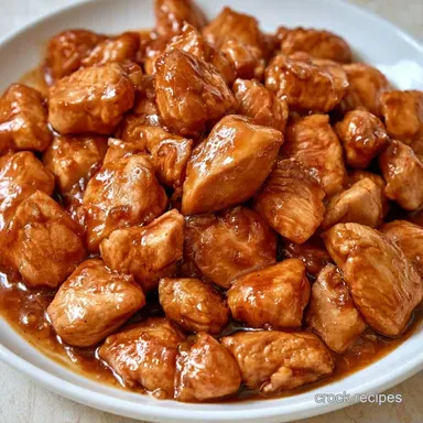 Slow Cooker Kung Pao Chicken Thighs Recipe Card