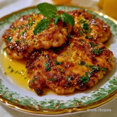 Slow Cooker Lemon Chicken Thighs: Tender