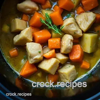 Slow Cooker Lemon Herb Chicken Stew: Easy & Healthy! Recipe Card