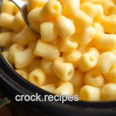 Slow Cooker Mac & Cheese: Creamy Velveeta Joy Recipe Card