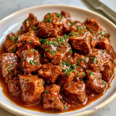 Slow Cooker Mediterranean Stew with Beef Recipe Card