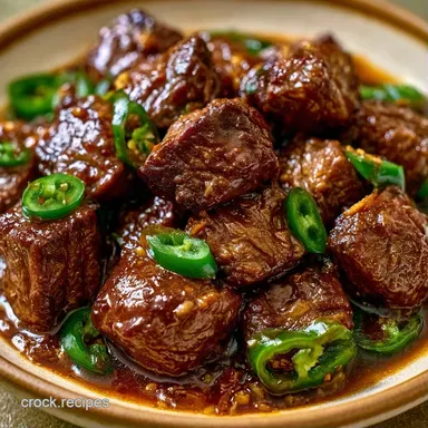 Mississippi Steak Bites for 6 Servings Recipe Card
