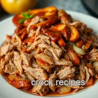 Easy Slow Cooker Pulled Pork: Apple Cider BBQ Bliss! Recipe Card