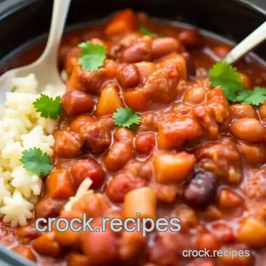 Easy & Delicious Slow Cooker Red Chili: A Hearty Family Favorite! Recipe Card