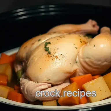 Easiest Slow Cooker Chicken Recipes: Root Veggie Roast