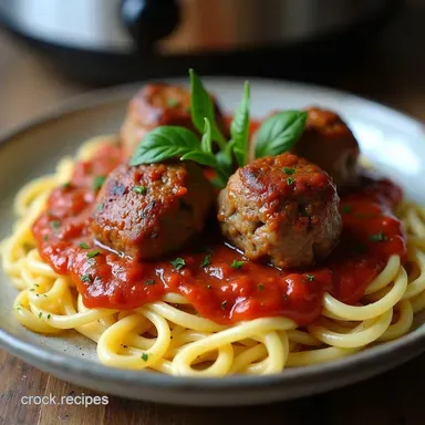 Slow Cooker Salisbury Steak Meatballs Easy Crockpot Comfort