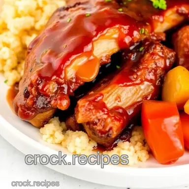 Easy & Juicy Slow Cooker Spare Ribs - My Favorite Family Recipe Recipe Card