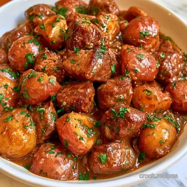 Steak and Potatoes for 4 Servings Recipe Card