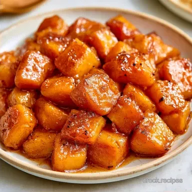 Slow Cooker Sweet Potatoes with Cinnamon
