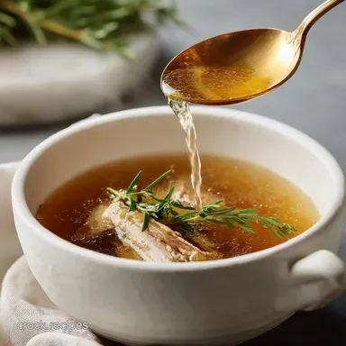 Bone Broth Soup Recipe: Slow-Simmered Collagen-Rich Recipe Card