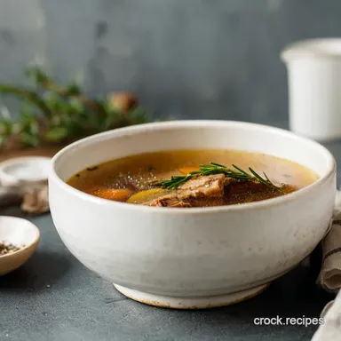 Bone Broth Soup Recipe: Slow-Simmered Collagen-Rich