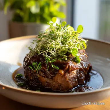 My Secret to Meltingly Tender Managed SlowBraised Lamb Shoulder Recipe Card