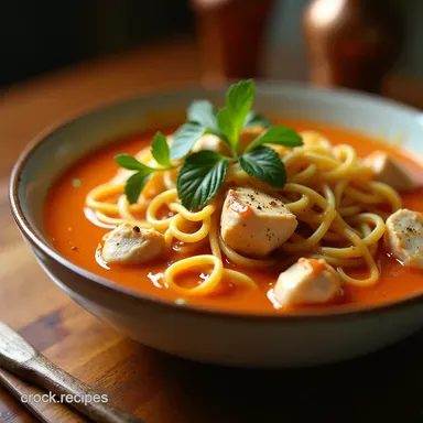 The Ultimate Chicken Soup with Egg Noodles Recipe Deeply Savoury Recipe Card