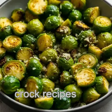 Transformative Smashed Brussels Sprouts Recipe: Garlic & Parmesan Delight Recipe Card