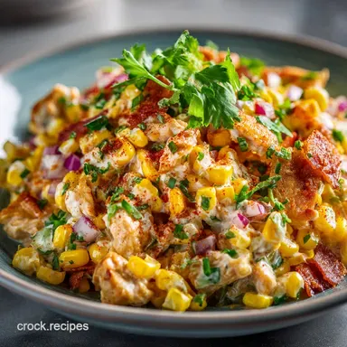 Corn Chicken Salad: The Zesty Elote Remix with Smoked Paprika Recipe Card