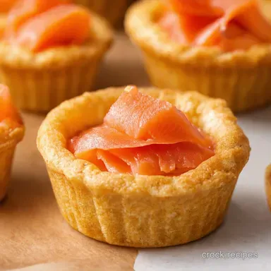 Smoked Salmon Tartlets Easy Brunch Recipe Recipe Card