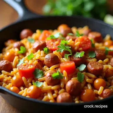 Sunshine Spanish Rice Dinner Recipes Quick OnePan Meal Recipe Card
