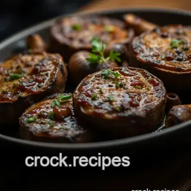 Smoky Grilled Portobello Mushroom Recipes: My Zesty Herb Marinade Recipe Card