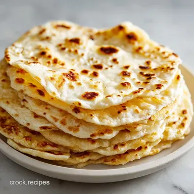 Soft Flour Tortillas in 30 Minutes: Silky and Pliable Texture Recipe Card
