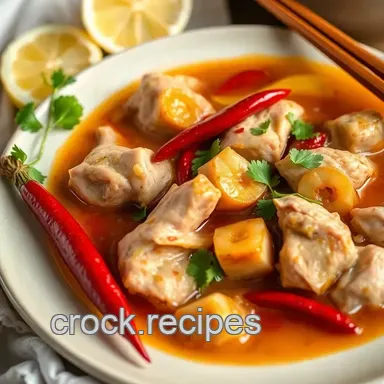 Deliciously Spiced Soup Turkey Infused with Lemongrass: A Cozy Comfort Recipe Card