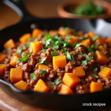 Southwest Beef Sweet Potato Skillet Easy OnePan Wonder Recipe Card
