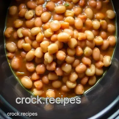 Easy Pinto Beans Crock Pot Recipe: Southwestern Flair! Recipe Card