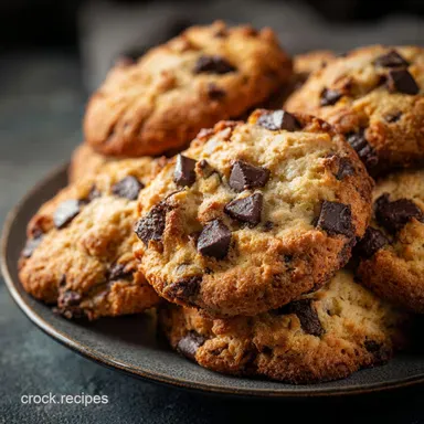 Air Fryer Keto Cookies Quick Chewy Chocolate Chip Recipe Recipe Card