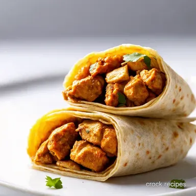 Speedy Chicken Tikka Wraps Recipe Dead Easy