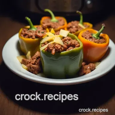 Instant Pot Stuffed Peppers: Speedy Comfort Food! Recipe Card