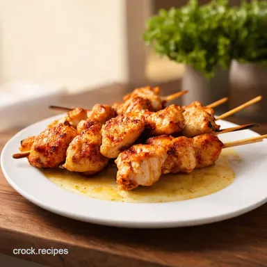 Speedy PeriPeri Chicken Skewers Quick Meals with Chicken Recipe Card
