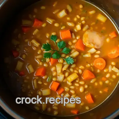 Quick & Easy Cooking Lentil Soup in a: Instant Pot Magic!
