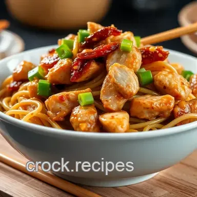 Speedy Sesame Chicken Stir Fry Noodles (Takeout Taste!)